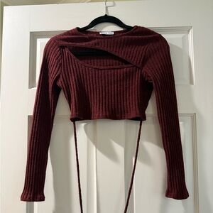 Revolve cropped sweater